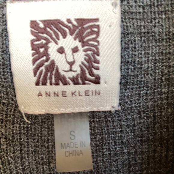 Anne Klein long sweater cardigan with zipper - Picture 5 of 8